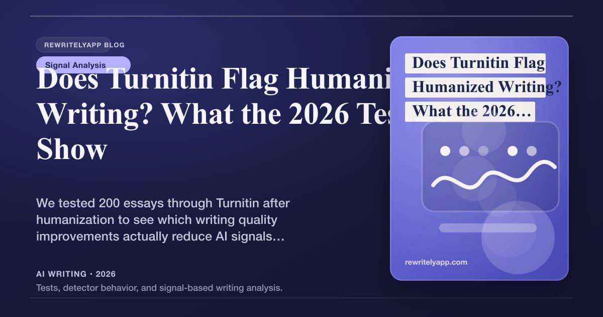 O Turnitin Sinaliza Textos Humanizados? O Que os Testes de 2026 Mostram
